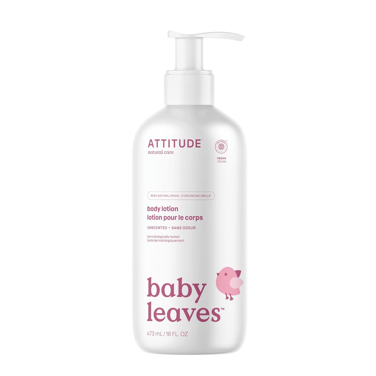 Attitude Baby Leaves body lotion